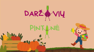 darzoviu pintine 3-5 metu vaikams