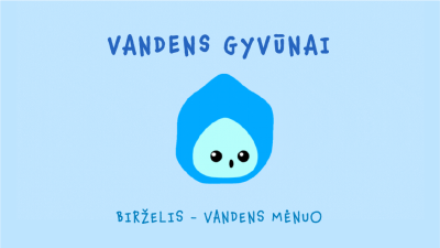 vandens gyvunai 5-7 metu vaikams