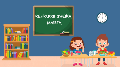 renkuosi sveika maista 3-5 metu vaikams