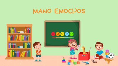 mano emocijos 3-5 metu vaikams