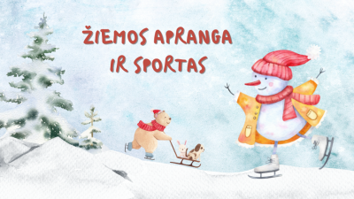 ziemos apranga ir sportas 1,5-3 metu vaikams