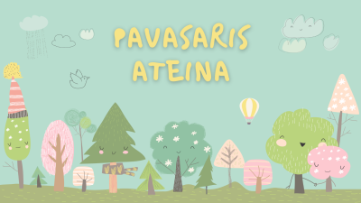 pavasaris ateina 1,5-3 m. vaikams