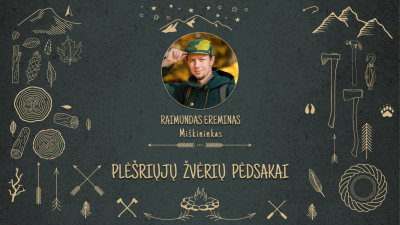 plesriuju zveriu pedsakai