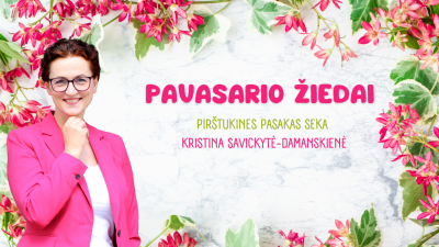 pavasario zedai. pirstukine pasaka