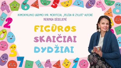 figuros, skaiciai ir dydziai 1,5-3 metu vaikams