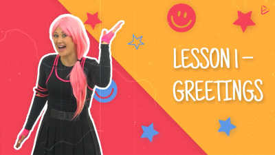 anglu kalba: 1 lesson greetings