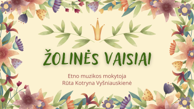 zolines vaisiai