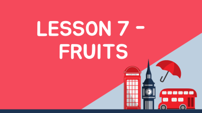 anglu kalba: pamoka 7 fruits