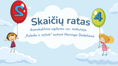 epamokele skaiciu ratas + veiklu idejos menesiui 1,5-3 metu vaikams