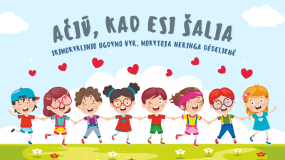 epamokele aciu, kad esi salia + veiklu idejos menesiui 1,5-3 metu vaikams